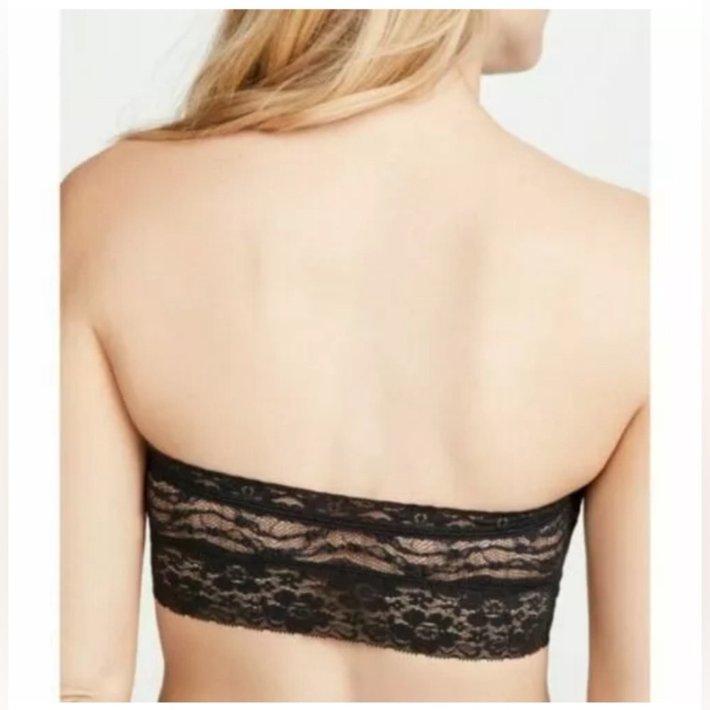 Free people Scallop Lace Bandeau Bralette XS Unpadded Bra - Picture 2 of 3